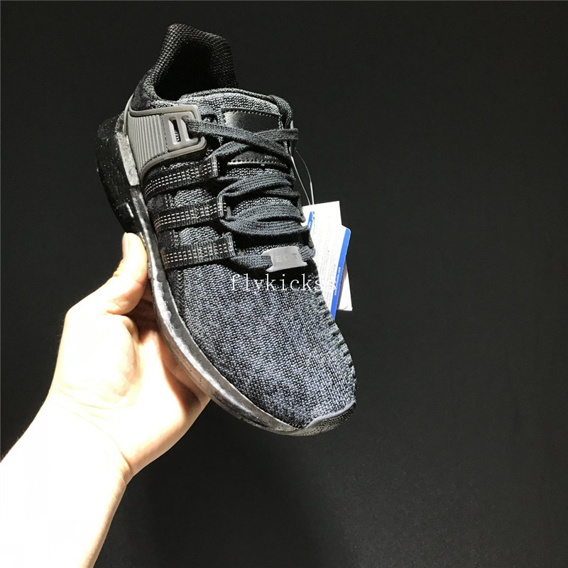 Real Boost Adidas EQT Support Pure Black